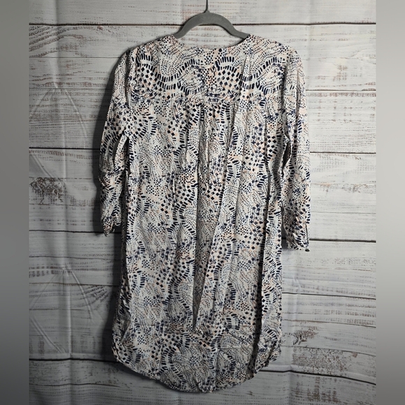 Banana Republic Tunic 3/4 Sleeve Dress Women Size 4 - Picture 4 of 5